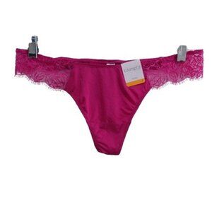 NEW b.tempt'd by Wacoal It's On Thong Underwear Pink Size S 972296